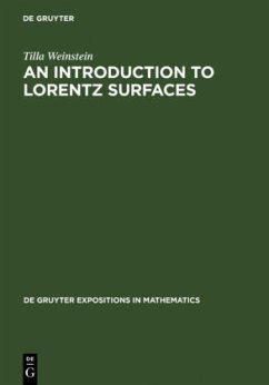 An Introduction to Lorentz Surfaces - Weinstein, Tilla