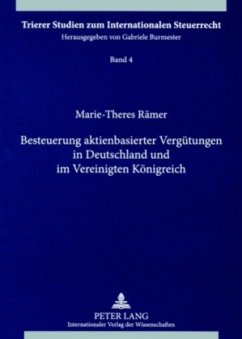 Besteuerung aktienbasierter Vergütungen in Deutschland und im Vereinigten Königreich - Rämer, Marie-Theres