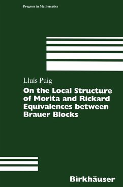 On the Local Structure of Morita and Rickard Equivalences between Brauer Blocks - Puig, Lluis