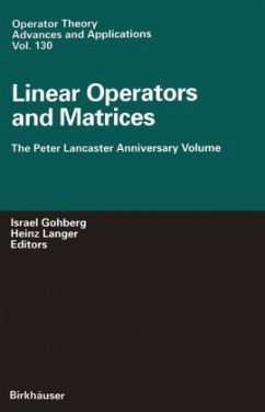 Linear Operators and Matrices - Gohberg, I. / Langer, H.
