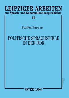 Cover Politische Sprachspiele in der DDR