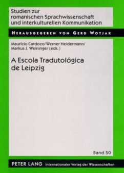 Cover A Escola Tradutológica de Leipzig