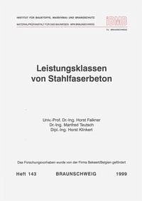 Leistungsklassen von Stahlfaserbeton