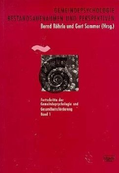 Cover Gemeindepsychologie: Bestandsaufnahmen und Perspektiven