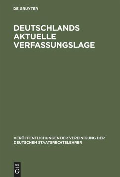 Deutschlands aktuelle Verfassungslage