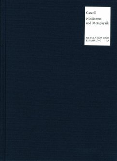 Nihilismus und Metaphysik - Gawoll, Hans-Jürgen