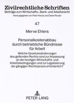 Cover Personalkostenabbau durch betriebliche Bündnisse für Arbeit