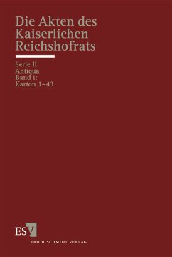 Die Akten des Kaiserlichen Reichshofrats (RHR) - Machoczek, Ursula