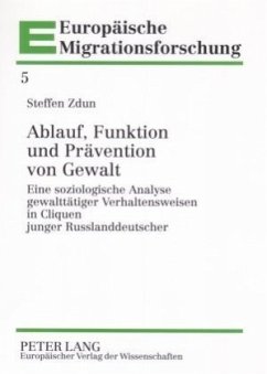 Ablauf, Funktion und Prävention von Gewalt - Zdun, Steffen