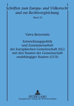 Cover Entwicklungspolitik und Zusammenarbeit der Europäischen Gemeinschaft (EG) mit den Staaten der Gemeinschaft unabhängiger Staaten (GUS)