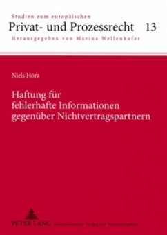 Cover Haftung für fehlerhafte Informationen gegenüber Nichtvertragspartnern