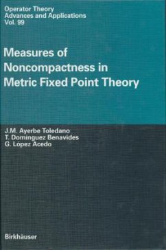 Measures of Noncompactness in Metric Fixed Point Theory - Ayerbe Toledano, J. M.;Dominguez Benavides, T.;Lopez Acedo, G.