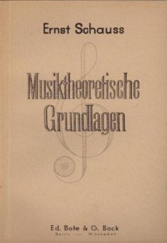 Cover Musiktheoretische Grundlagen