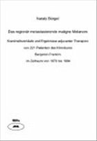 Cover Das regionär metastasierende Melanom