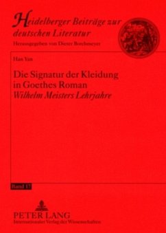 Die Signatur der Kleidung in Goethes Roman 