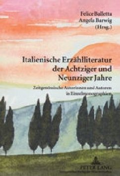 Italienische Erzählliteratur der Achtziger und Neunziger Jahre