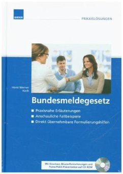 Bundesmeldegesetz, m. CD-ROM - Bundesmeldegesetz