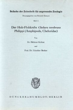 Cover Der Holz-Flohkrebs Chelura terebrans Philippi (Amphipoda, Cheluridae).
