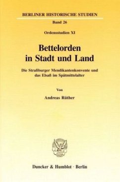 Cover Bettelorden in Stadt und Land.