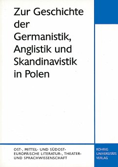 Cover Zur Geschichte der Germanistik, Anglistik und Skandinavistik in Polen