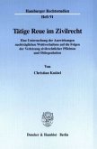 Tätige Reue im Zivilrecht.