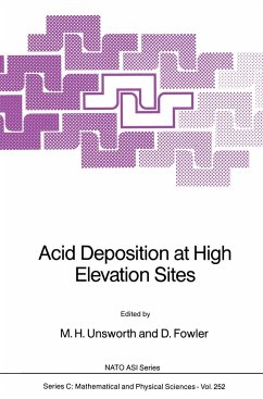 Acid Deposition at High Elevation Sites - Unsworth, M.H. (ed.) / Fowler, D.