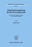 Organisationsplanung für den Personalbereich.