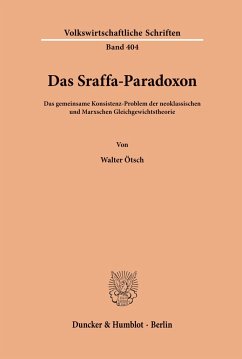 Das Sraffa-Paradoxon. - Ötsch, Walter