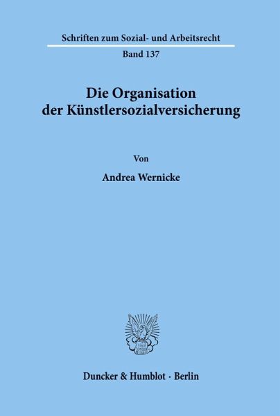 Die Organisation der Künstlersozialversicherung.