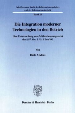 Cover Die Integration moderner Technologien in den Betrieb.
