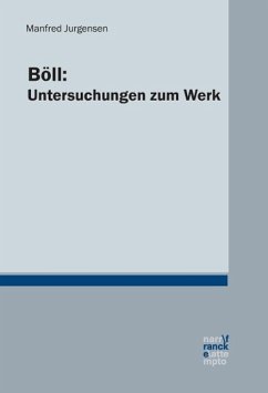 Böll: Untersuchungen zum Werk - Jurgensen, Manfred