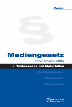 Mediengesetz - Zeder, Fritz