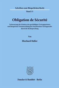 Obligation de Sécurité. - Meller, Eberhard