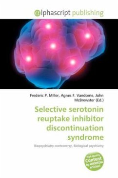 Selective serotonin reuptake inhibitor discontinuation syndrome