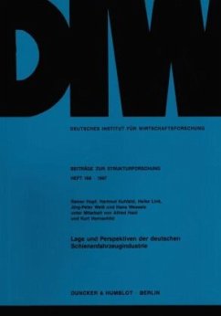 Lage und Perspektiven der deutschen Schienenfahrzeugindustrie. - Hopf, Rainer;Kuhfeld, Hartmut;Link, Heike