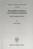 Das politische Denken von Christian Thomasius.