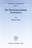 Die Wissenszurechnung im Konzern