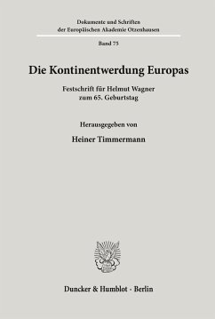 Cover Die Kontinentwerdung Europas.