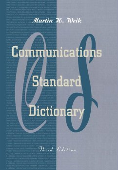 Communications Standard Dictionary - Weik, Martin