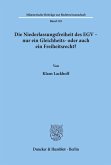 Die Niederlassungsfreiheit des EGV - nur ein Gleichheits- oder auch ein Freiheitsrecht?