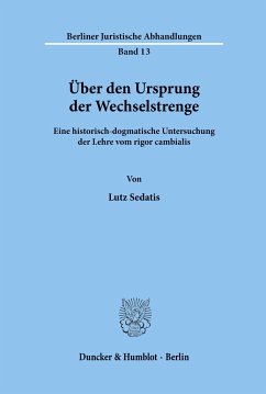 Über den Ursprung der Wechselstrenge. - Sedatis, Lutz