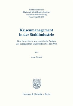 Krisenmanagement in der Stahlindustrie. - Gieseck, Arne