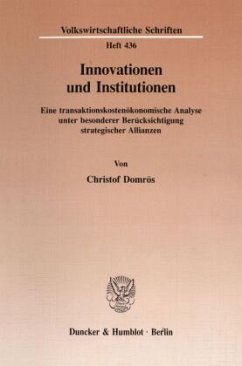 Cover Innovationen und Institutionen.