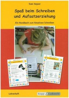 Cover Spaß beim Schreiben und Aufsatzerziehung, Lehrerheft m. CD-ROM
