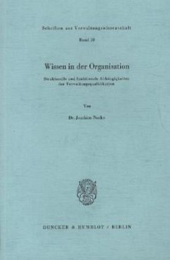 Wissen in der Organisation. - Nocke, Joachim