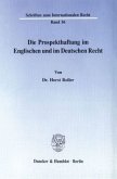 Die Prospekthaftung im Englischen und im Deutschen Recht.