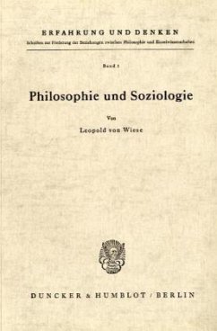 Cover Philosophie und Soziologie.