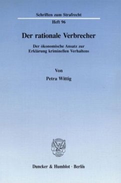 Cover Der rationale Verbrecher.