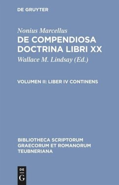 Liber IV continens - Nonius Marcellus