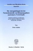 Die Antragsbefugnis bei der Normenkontrolle von Bebauungsplänen nach dem 6. VwGoÄndG.